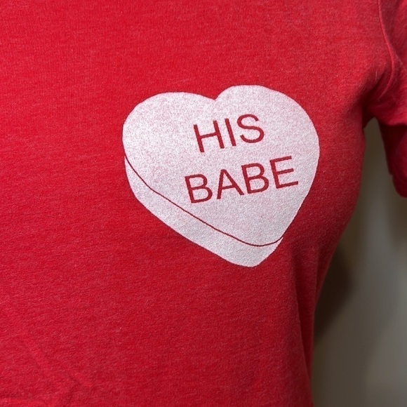 Women’s Hubs and Hers “His Babe” Short Sleeve tshirt - Picture 4 of 9